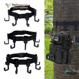 Camping Gear <b>Hook</b> Belt With <b>Plastic</b> <b>Hooks</b> For Outdoor Storage And Equipment Hanging - Product Image 2