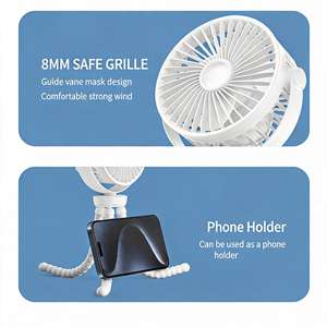Mini-ventilateur rechargeable d'été en gros, ventilateur de poche portable, petit ventilateur électrique portatif USB pour enfants - Product Image 4