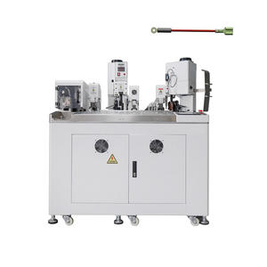 เครื่องตัดลวดสองปลาย, เครื่องปอกและจีบอัตโนมัติปลายคู่เครื่องใส่ท่อความร้อน - Product Image 2