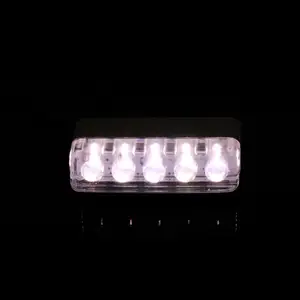 Universele E-Mark Cafe Racer Motorfiets Led-achterlicht Stop Remlicht Kentekenverlichting