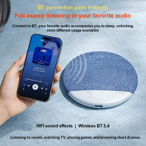 Altavoz de Conducción Ósea para Debajo de la Almohada, Máquina de <span class=keywords><strong>Sonido</strong></span> de Alta <span class=keywords><strong>Fidelidad</strong></span> para Dormir, 20 Horas de Reproducción, Temporizador de Apagado Automático para una Relajación Profunda - Product Image 5