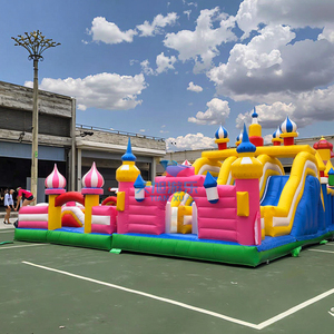 Château gonflable géant Tianxu pour l'extérieur, 300 m², qualité commerciale, en PVC, parc d'attractions, aire de jeux, parcours d'obstacles - Product Image 1