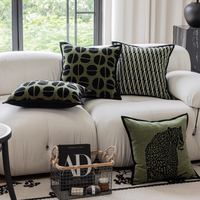 Französische grüne Kissen im Landhausstil Mitte des Jahrhunderts Moderne Luxus kissen Geometrisch für Wohnzimmer Home Sofa Dekoration