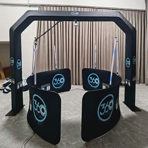 โคมไฟเช่าเชิงพาณิชย์บูธถ่ายรูป360เหนือศีรษะโลโก้ฟรีแบบกำหนดเอง - Product Image 6