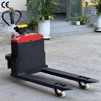 Chariot élévateur électrique 2 tonnes de haute qualité avec vérin hydraulique, moteur électrique, batterie au plomb-acide et pneus pleins