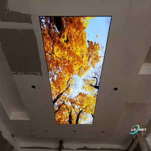 Lámina <span class=keywords><strong>para</strong></span> Techo <span class=keywords><strong>de</strong></span> Piscina, Diseño 3D <span class=keywords><strong>de</strong></span> <span class=keywords><strong>Cielo</strong></span> Azul y Hojas Rojas, Techo Extensible <span class=keywords><strong>de</strong></span> <span class=keywords><strong>PVC</strong></span> <span class=keywords><strong>para</strong></span> Decoración <span class=keywords><strong>de</strong></span> Vestíbulo y Hogar - Product Image 6