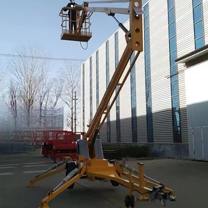 <span class=keywords><strong>Plataforma</strong></span> Elevadora Articulada Remolcable Anticorrosión Montada en <span class=keywords><strong>Remolque</strong></span>, Tipo Cherry Picker, Duradera para Trabajos Aéreos - Product Image 3