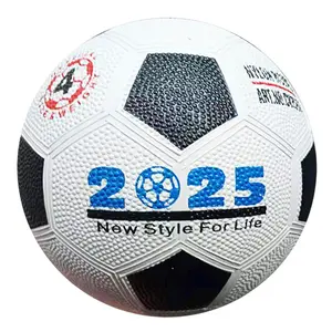 2025橡胶足球尺寸4卵石橡胶少年儿童足球工厂足球