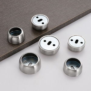 Stainless Steel Ball Flange Seat 11 Mm Bolt Hole Polished For Clothes Hangers Towel Racks Round Tubes - Product Image 3