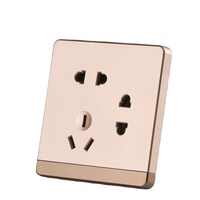 Prise murale à bouton-poussoir de haute qualité 16A 250V, commande unique, interrupteur mural intelligent WiFi Zigbee tactile