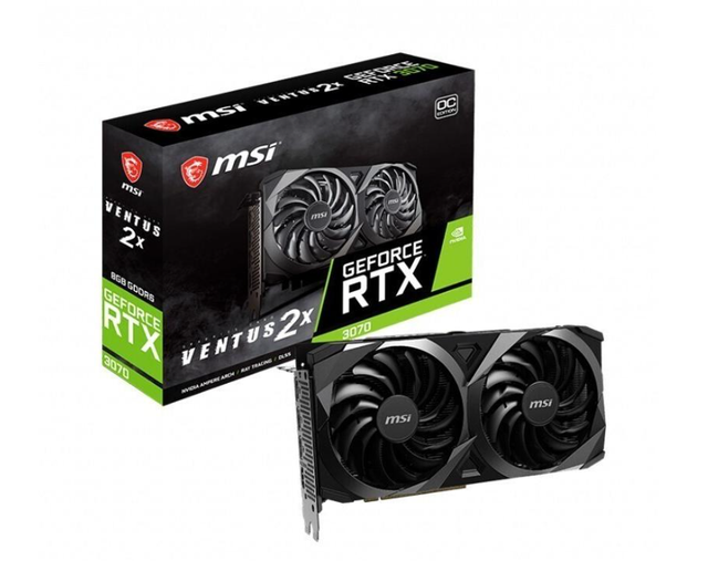 High Quality Graphics Card MSI GeForce RTX 3070 VENTUS 2X 8GB GDDR6 Graphics Card