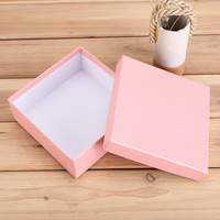 Boîte à couvercle rigide carré amovible, vente chaude, boîte cadeau de luxe en carton pour bijoux et foulards, avec logo personnalisé