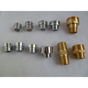 Connecteur en cuivre de conversion de filetage M18 20 22 24 28 32 mm, 4 6 points/M18, filetage interne externe fin, accessoires de robinet de salle de bain - Product Image 1