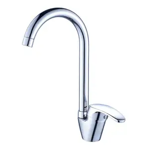 modern new design health kitchen sink faucet mixer taps single handle chrome kitchen faucet