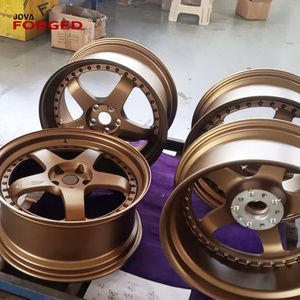 ล้อแม็กซ์แบบฟอร์จ 2 ชิ้น น้ำหนักเบา ขอบสีบรอนซ์ 5 รู 112 สำหรับรถมาสด้า 3 Rx8 Cx5 Bt50 Cx30 - Product Image 6