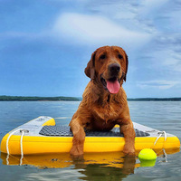 Accessoire de planche à pagaie unisexe pour planche SUP Accessoire pour pagayeurs gonflables Rampe gonflable pour chien d'eau