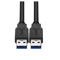 Muestra Gratuita de Cable de Extensión USB 3.0 de Alta Velocidad, Tipo Macho a Tipo Macho, Revestimiento de PVC, Material de Cobre Puro Trenzado para Computadoras