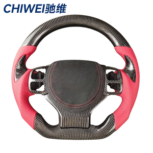 Volante de Fibra de Carbono para <span class=keywords><strong>Lexus</strong></span> IS250 IS350 IS300 ES <span class=keywords><strong>RX</strong></span> <span class=keywords><strong>NX</strong></span> GS350 GX460 LX570 con Logotipo Personalizado - Product Image 1