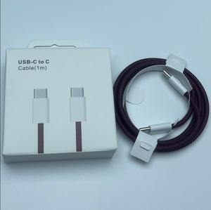 Cable de carga trenzado tipo C de alta velocidad con entrega de energía PD, cable de carga estable de 1M para iPhone 15-18, todos los dispositivos tipo C - Product Image 6