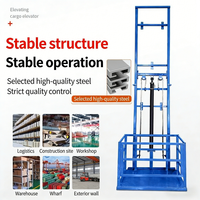 Nouvel Ascenseur de 3m, 500kg, 1000kg, Ascenseurs Domestiques, Ascenseurs Extérieurs, Ascenseurs Électriques, Élévateur Hydraulique de Chargement de Marchandises pour Entrepôt, Monte-charge