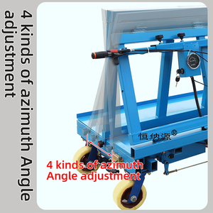 <span class=keywords><strong>Chariot</strong></span> de transport électrique portable à quatre roues en acier pour dalles de granit, de marbre et de verre, <span class=keywords><strong>chariot</strong></span> à cadre en L - Product Image 4