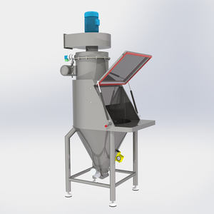 Tolva de línea de montaje con máquina tamizadora vibratoria incorporada Tolva basculante - Product Image 6