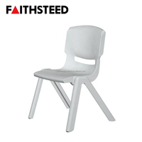 Ensemble table et chaises rondes vertes Faithsteed pour la maternelle, bureau d'activités en plastique durable pour l'apprentissage en groupe des enfants d'âge préscolaire