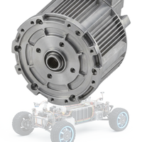 Moteur à flux axial électrique haute efficacité IE5 96V 10KW équivalent pour drone IP67 PMSM 10000W 7,5HP à 19HP de crête 6000 tr/min 140 Nm
