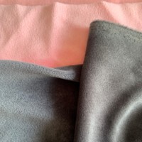 Tissu en velours super doux 100% polyester, velours hollandais tricoté à la française pour vêtements de mariage, ameublement, utilisation automobile - résistant à l'eau