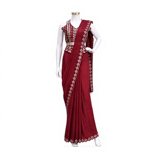Indian Boutique pure silk <b>saree</b> ethnic wear Indian wedding <b>saree</b> Fancy Designer Bridal Party Wear Ethnic Wear Latest Women Girl - Product Image 1
