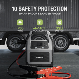 Yesper 99C <strong>24V</strong> Car <strong>Battery</strong> <strong>Booster</strong> 6000A peak Current 42000mAh Lifepo4 <strong>Battery</strong> Jump Starter With Power Bank - Product Image 5