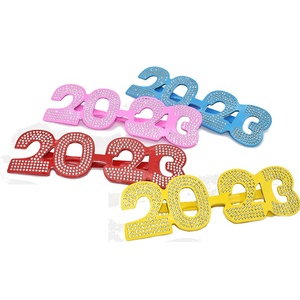 Vente en gros de fournitures de fête du réveillon du nouvel an, lunettes amusantes, lunettes de noël, fournitures de Photo, lunettes de fête du nouvel an - Product Image 2