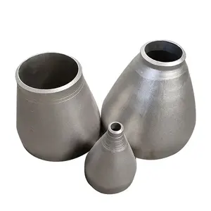 Mercado caliente 316L 304 accesorios de tubería de metal soldadura a tope reductor concéntrico inoxidable