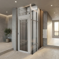 Puerta Metálica Plegable Eléctrica para Ascensor de Villa Moderna, Puerta de Entrada para Supermercado
