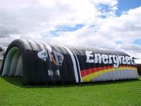 Promotion extérieure en gros personnalisée propre magasin kiosque pavillon belle bâche en PVC tente tunnel gonflable pour le spectacle