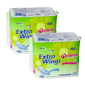 工厂自有品牌厚棉超吸水性超干日夜使用290毫米有翼女性月经期卫生巾 - Product Image 1