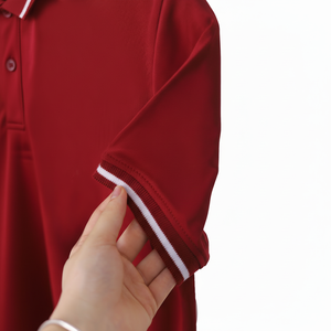 ผู้ผลิตเสื้อโปโลกีฬา เวียดนาม รับผลิตแบบ OEM ODM สร้างแบรนด์ตามสั่ง วัสดุระบายอากาศและซับเหงื่อ สำหรับแบรนด์กีฬาและฟิตเนส - Product Image 1