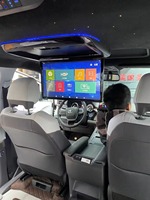 Moniteur de toit de voiture universel 15,6 pouces Android 11.0 avec écran tactile IPS, RAM2 ROM32GB, connexion USB pour voitures et bus
