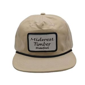 Gorra de Béisbol Vintage con Logotipo Bordado, Diseño Personalizado, Visera Plana, 5 Paneles, Sin Estructura, Cierre a Presión, Venta al Por Mayor - Product Image 2