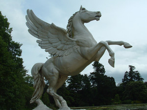 Pegasus Bronze Figur Flying Horse Wing Skulptur - Product Image 3