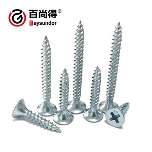 Tornillos Para Paneles De Yeso Autorroscantes De Rosca Gruesa Fina Con Cabeza De <span class=keywords><strong>Corneta</strong></span>, Precio De Fabrica Chapado En Azul - Product Image 1