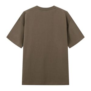 Fábrica de alta calidad 240g 100 algodón Color sólido camiseta se puede personalizar bordado impresión barato cuello redondo camisas - Product Image 3