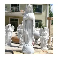 Patung Marmer Berkerudung Wanita Bust Modern Patung Dekorasi Interior Patung Decoratifs