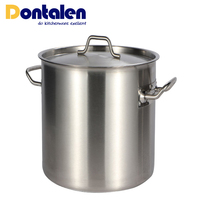 Casseroles de cuisine en acier inoxydable, corps en Satin et métal, grands ustensiles de cuisine, Induction commerciale, stock robuste, Style 04