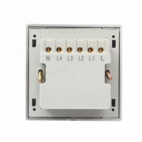Modelo de control inteligente de interruptor de enchufe de pared digital ABLE para productos eléctricos de hotel interruptor de luz inteligente