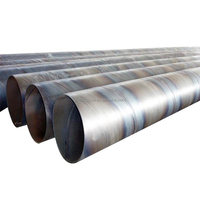 Conduit d'air de tuyau d'acier en spirale soudé d'acier inoxydable de grand diamètre de 2500mm DN 1800 (tuyau droit)