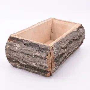 定制高品质家居盒松木木板装饰篮木篮储物