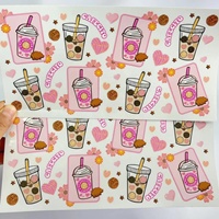 Enveloppes de tasses personnalisées en usine, plusieurs tailles, UV, imperméables et lavables pour gobelets et tasses de 16 oz