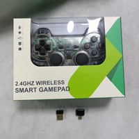 Manette de jeu sans fil intelligente 2,4 G pour Android TV PC & 360 STEAM Compatible avec les téléphones mobiles et les ordinateurs portables