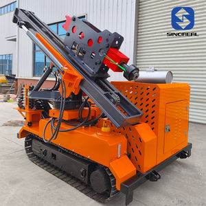 Mesin Pemasang Tiang Pancang Mini 4500mm Tinggi Pancang 15m Kedalaman Pengeboran Palu Hidrolik 980J Energi Benturan Terpasang di Crawler Bertenaga Mesin - Product Image 4